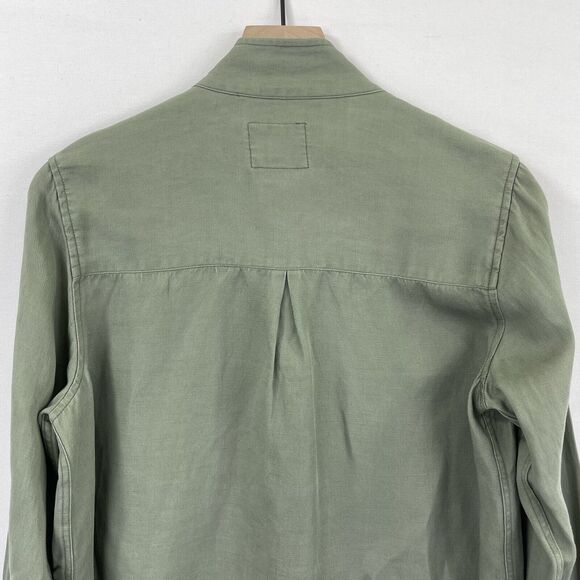 Rails Jacket‎ Womens Small Green Relaxed Linen Military Utility Festival Coastal - Picture 10 of 16